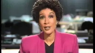 BBC News and weather - flooding (28 October 1990)