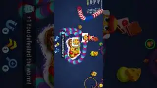 worm zones #playgame #wormszone #slitherio #slithersnake 🐍