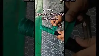 How to Apply Badminton Racket Grip /Badminton Racket Grip Tutorial /#Badminton #badmintongrip