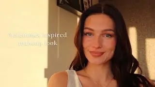 Valentines makeup look 🤍