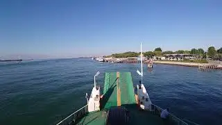 【Front View】Venezia Actv Ferry-boat Line 17 | Lido San Nicol&ograve; - Punta Sabbioni