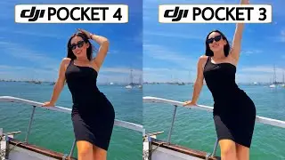 Сравнительный тест камер DJI Pocket 4 и DJI Pocket 3.