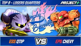 Simply Smashing #20 - Top 8 - Losers Quarters - Qtip (Meta Knight) VS Chevy (Samus)