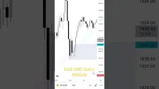 GOLD SMC ENTRY/ HOW TO TRADE SMART MONEY CONCEPT. #smartmoneyconcepts #viralshorts #viralvideo