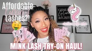 Dollar Lash Club 🦄 | Luxury Mink Lash Try-On Haul | SLAYbyShanice