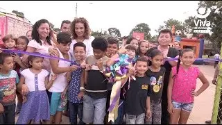 Alegr&iacute;a desbordada en la reinauguraci&oacute;n del Parque Waspan Sur