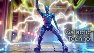 Futuristic Techno Mix 🚀 Sci-Fi DJ Set | Robot Dancers, Galactic Surfers, Cyberpunk City