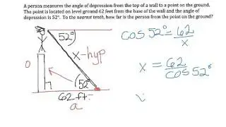 Unit 6 Lesson 5 Angles of Elevation and Depression Notes