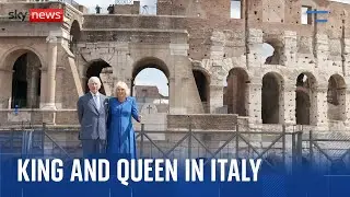 King Charles in Rome for Italy tour with Queen Camilla after health concerns