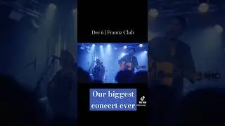 Come see us play a full band show on Dec 6 at Frannz Club in Berlin! #concert #berlin #berlinmusic