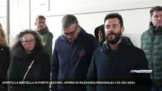 APERTA LA BRETELLA DI PORTO VECCHIO: «OPERA DI RILEVANZA REGIONALE» | 23/02/2024