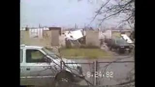 Excerpt from National Geographic CYCLONE Special (1995) -- Goldenberg Hurricane Andrew Story