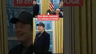 Elon Musk responds to criticism of Doge #shorts