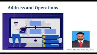 Address and Operations | Digital Principles and computer organization | SNS Institutions