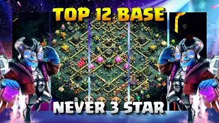 TOP 12- UNSEEN ONLY TOWN HALL17 OP WAR + LEGEND BASE | Th17  Bases | ANTI 2 STAR BASE | COC .