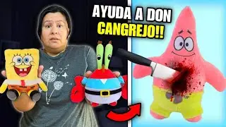 NUNCA ABRAS UN PELUCHE DE *BOB ESPONJA* A LAS 3:00AM LO QUE DIJO ES MUY ATERRADOR😱 tengo miedo