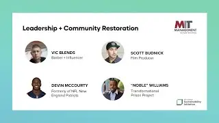 Leadership + Community Restoration  /  MIT Sloan Sustainable Business Lab