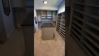 Huge walk-in closet! #homegoals #luxury