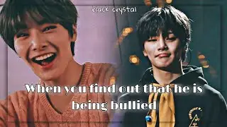 Jeongin oneshot || When you find out that he is being bullied at school [you are mafia]