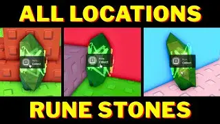 How To Find All 5 Rune Stones Locations in Find The Auras | Roblox