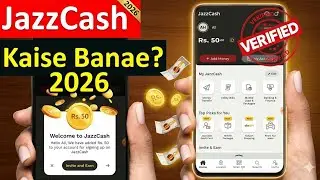 jazz cash account banane ka tarika 2025 | Make Jazz Cash Account | Jazzcash Account Kaise Banaye