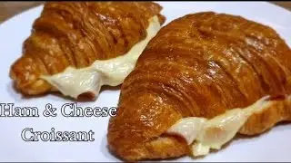 Ham & Cheese Croissants | How to make Croissant Sandwich