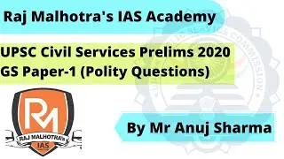 UPSC Civil Services Prelims 2020 GS Paper-1 Polity Questions