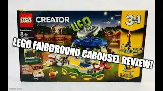 Lego set 31095 Fairground Carousel Review!