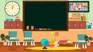 Animated Blackboard Screen Background [FREE DOWNLOAD] Virtual/ Online Classroom # 13
