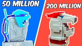I built all of Mrbeast&rsquo;s play buttons in LEGO