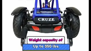 Triaxe Cruze Folding 3-Wheel Mobility Scooter - from DT Scooters