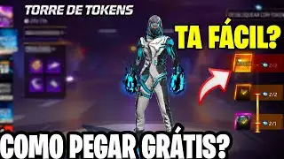 PEGANDO O PUNHO DIVERGENTE, TESTANDO O NOVO TORRE DE TOKEN JUJUTSU KAISEN FREE FIRE, NOVIDADES FF