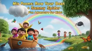 Row Your Boat Gently | Rainy Day Fun & Music for Kids