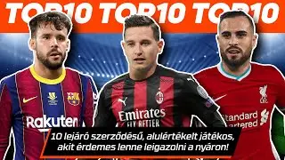 10 lejáró szerződésű, alulértékelt játékos, akit érdemes lenne leigazolni a nyáron! ► Toplista
