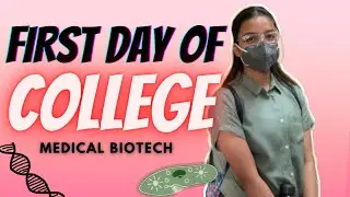 FIRST DAY OF COLLEGE - medical biotechnology || hritika