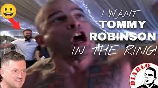 TOMMY ROBINSON CHALLENGED! Derek Diablo vs Clint Osborne UK USA BOXING