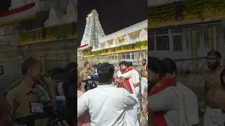 NANI VISITING TIRUMALA DEVASTHANAM #tirumala #tirupati #loardvenkateswara #god #nani #hit2025