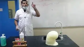 تجربة جبل الجليد تفكك فوق أكسيد الهيدروجين بوجود يوديد البوتاسيوم / مهدي عيسى