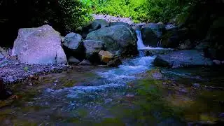 Mountain River Flowing Sounds for Work and Concentration, Peaceful White Noise