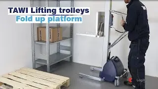Hef dozen of kratten tot 250kg met de TAWI Fold Up Platform