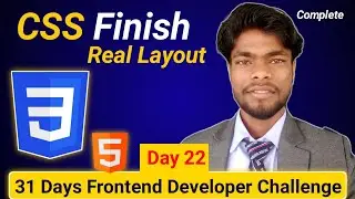 CSS Complete | Day 22 of my 31 Days Frontend Developer Challenge #software #coding 