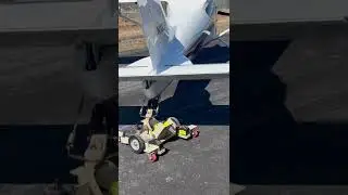 DIY tail dragger tug in action