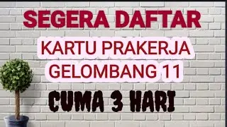 TUTORIAL PENDAFTARAN PROGRAM KARTU PRAKERJA#daftarkartuprakerja