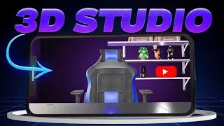 How to Create 3D STUDIO on Mobile for Free | No PC Needed | 3D Design with PixelLab ✅