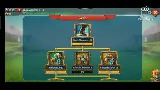 My lord mobile account overview (Construction, Research etc.) Part. 1