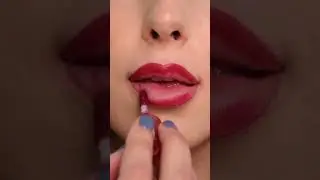 Pinky red lipstick look Items were gifted in pr @Kaja love swipe in shades 01 call me and 05