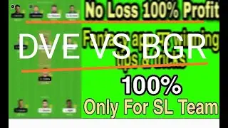 DVE VS BGR dream 11 team/17TH T10/DREAM 11
