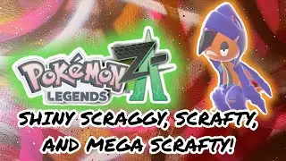 SHINY SCRAGGY, SCRAFTY, AND MEGA SCRAFTY! Pok&eacute;mon Legends Z-A! 