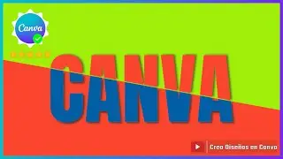 TUTORIAL  | Cómo CREAR TEXTO con EFECTO de CORTE AVANZADO en Canva |  Paso a Paso
