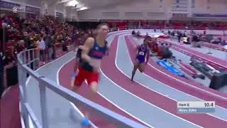 200m Men Heat 6 Sec Indoor Championship 2019.